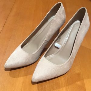 Tan suede heels from Target 🎯